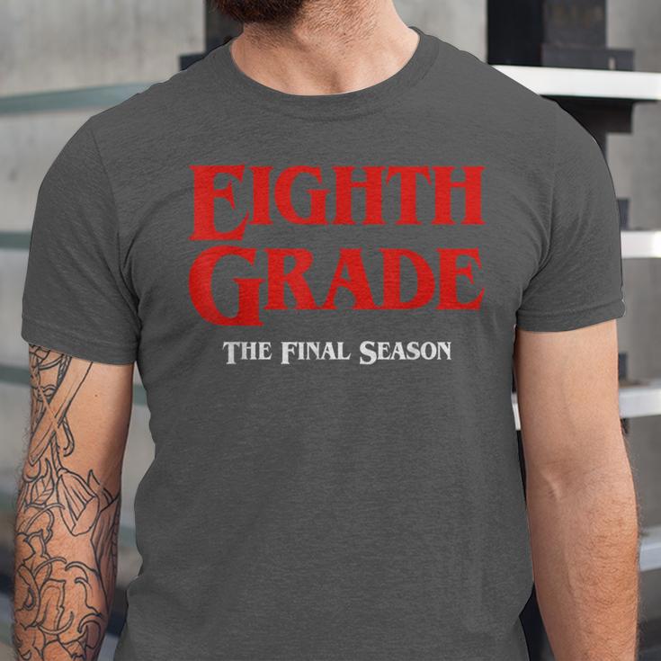 Eighth Grade Final Season Graduation Parody Unisex Jersey T-Shirt