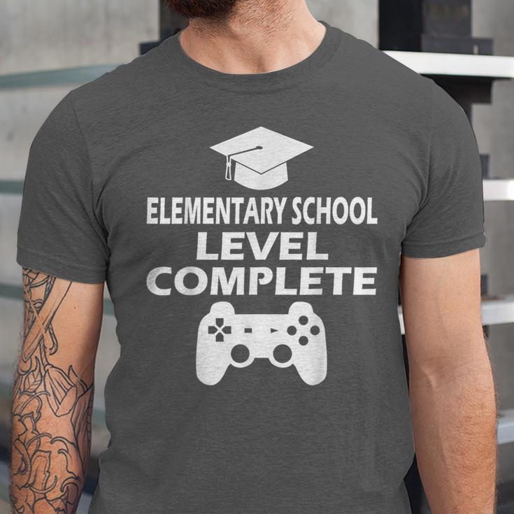 Elementary School Level Complete Gamer Graduation Day 2024 Unisex Jersey T-Shirt
