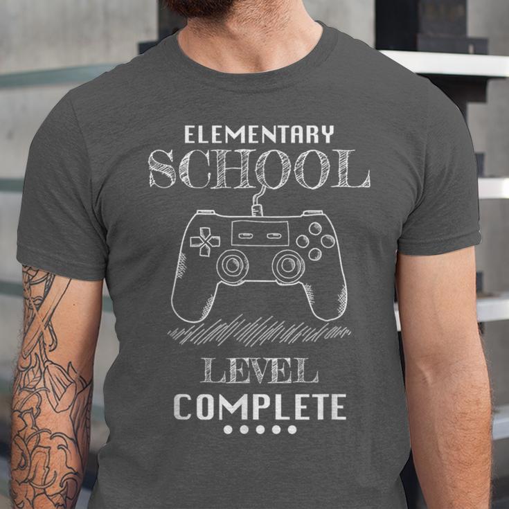 Elementary School Level Complete Shirt Graduation Gaming Unisex Jersey T-Shirt