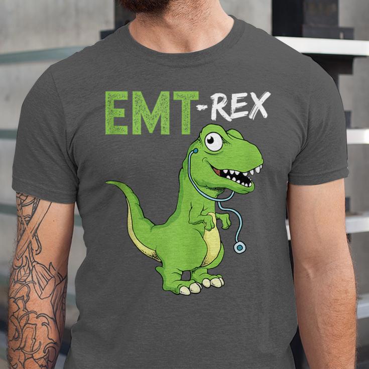 EMT Rex Paramedic Graduation Firefighter Unisex Jersey T-Shirt