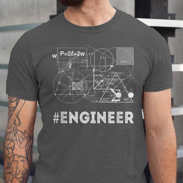 ENGINEER MATH COLLEGE GIFT IDEA GRADUATION T-SHIRT GRAPHIC Unisex Jersey T-Shirt