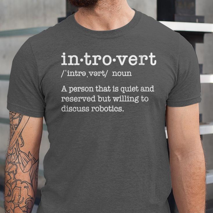 Engineer Willing To Discuss Robotics Introvert Unisex Jersey T-Shirt Engineer Willing To Discuss Robotics Introvert Unisex Jersey T-Shirt