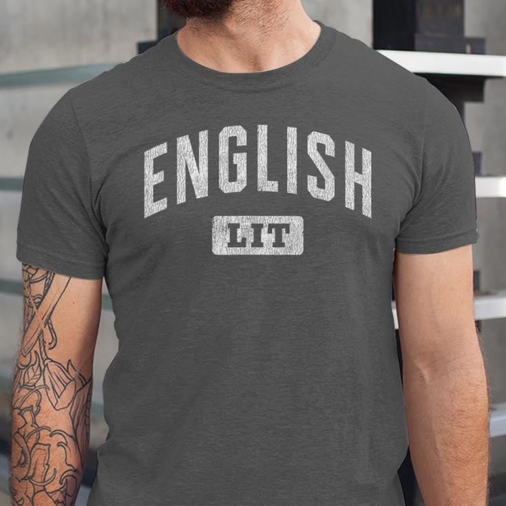 English Major Graduation Books Literature Lover Unisex Jersey T-Shirt