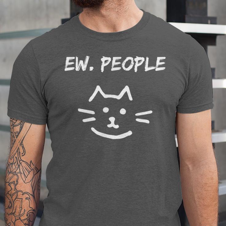 Ew People Cat Introvert SarcasticEw People Tee Unisex Jersey T-Shirt Ew People Cat Introvert SarcasticEw People Tee Unisex Jersey T-Shirt