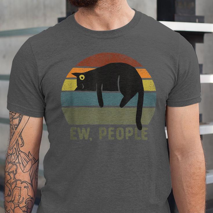 Ew People Cat Lazy Introvert Anti Social Unisex Jersey T-Shirt Ew People Cat Lazy Introvert Anti Social Unisex Jersey T-Shirt