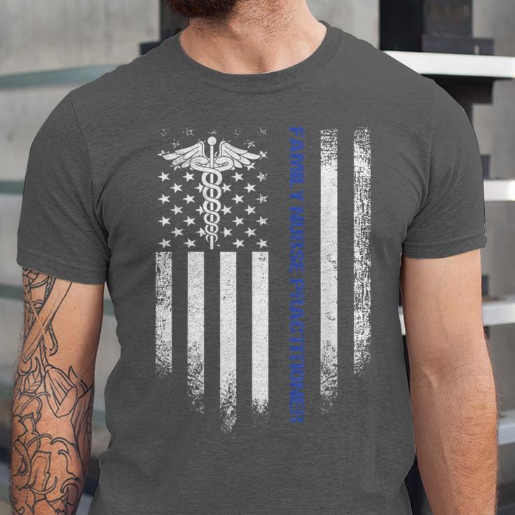 Family Nurse Practitioner Flag FNP Nursing Graduation Unisex Jersey T-Shirt