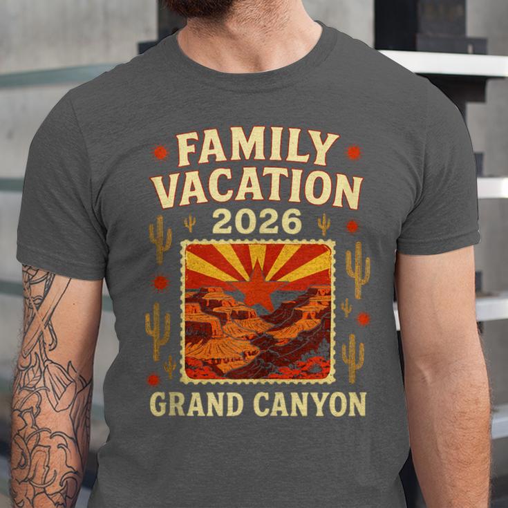 Family Vacation Grand Canyon 2026 Nostalgia Unisex Jersey T-Shirt