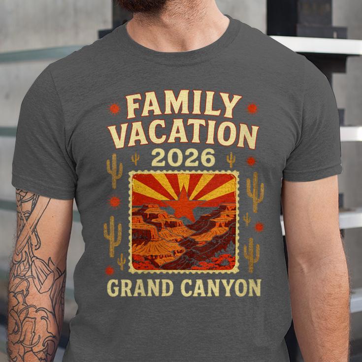 Family Vacation Grand Canyon 2026 Nostalgia Unisex Jersey T-Shirt