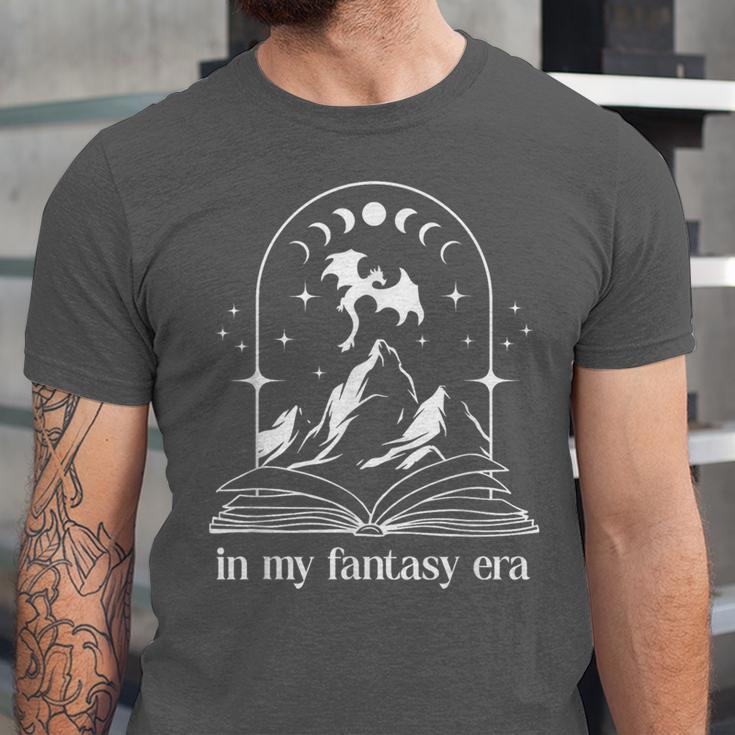 In My Fantasy Era ShirtSmutty Book Dragon In My Fantasy Era Unisex Jersey T-Shirt