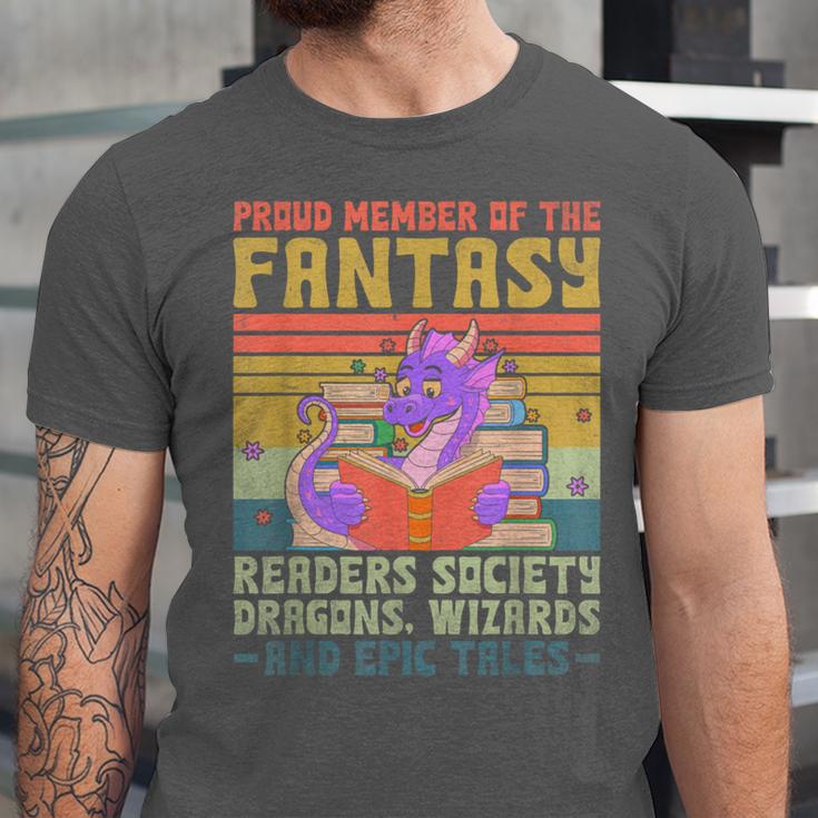 Fantasy Reader Society Reading Book Retro Bookworm Reader Unisex Jersey T-Shirt Fantasy Reader Society Reading Book Retro Bookworm Reader Unisex Jersey T-Shirt