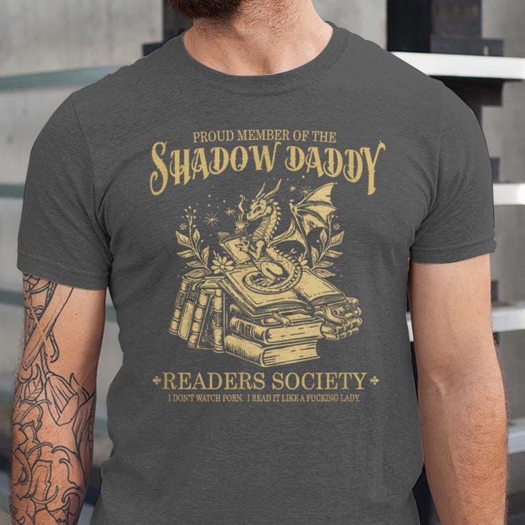 Fantasy Romantasy Book Shadow Daddy Readers Society Unisex Jersey T-Shirt