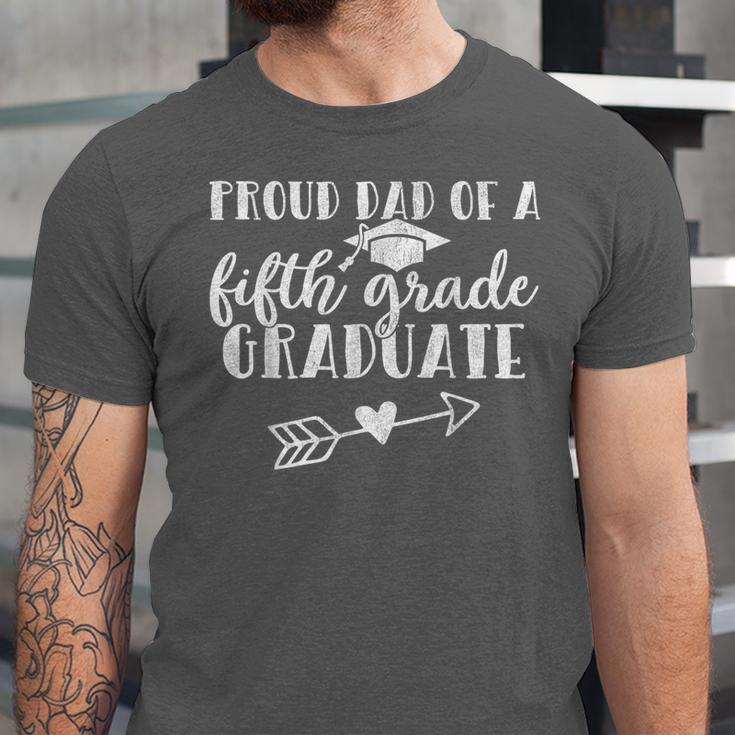Fifth Grade Graduation Dad Shirt Proud Dad Fifth Grader Unisex Jersey T-Shirt