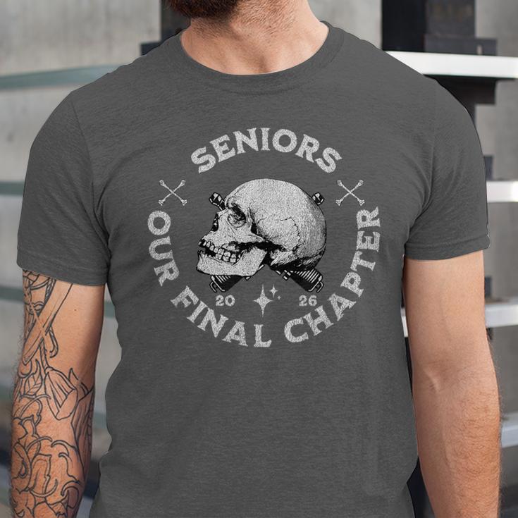 Our Final Chapter Seniors 2026 Graduation Unisex Jersey T-Shirt