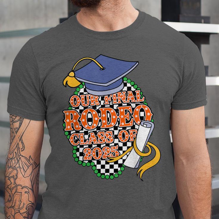 Our Final Rodeo Class Of 2025 Rodeo Western Graduation Texas Unisex Jersey T-Shirt