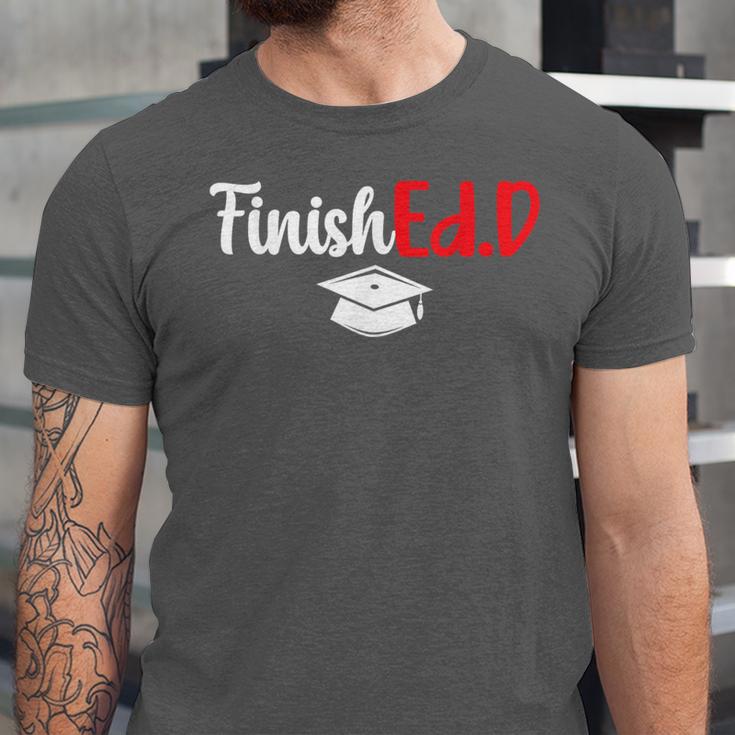 FinishEdD Doctor Of Education Graduate EdD Graduation Unisex Jersey T-Shirt