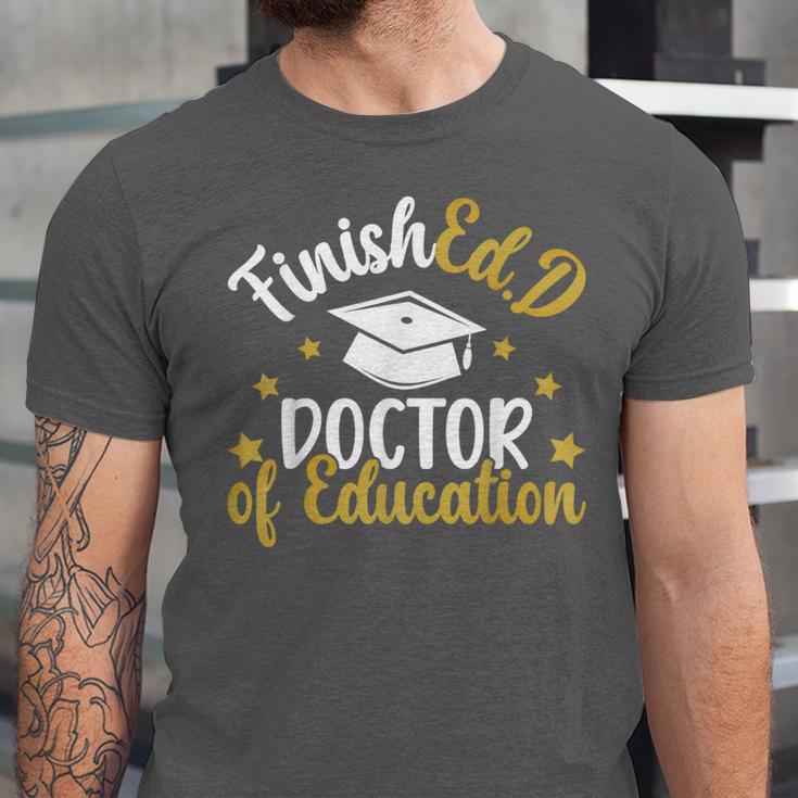 FinishEdD Doctor Of Education Graduation EdD Graduate Unisex Jersey T-Shirt