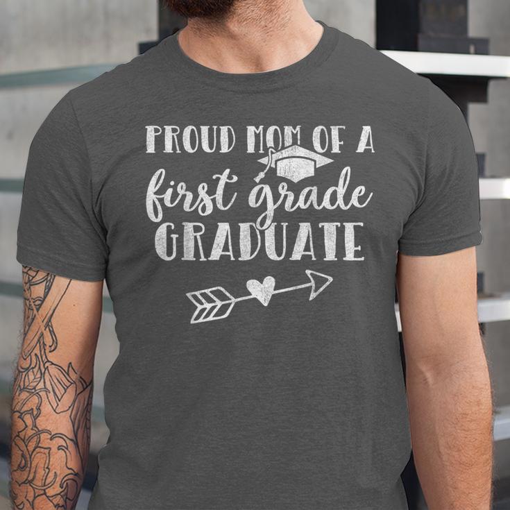 First Grade Graduation Mom Shirt Proud Mom First Grader Unisex Jersey T-Shirt