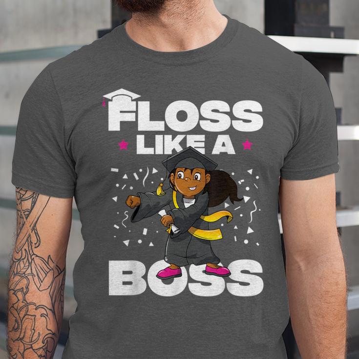 Floss Like A Boss Shirt Class Of 2019 Graduation Kids Unisex Jersey T-Shirt