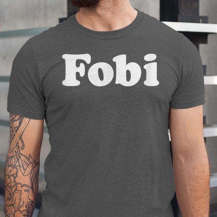 Fobi Introvert Unisex Jersey T-Shirt Fobi Introvert Unisex Jersey T-Shirt