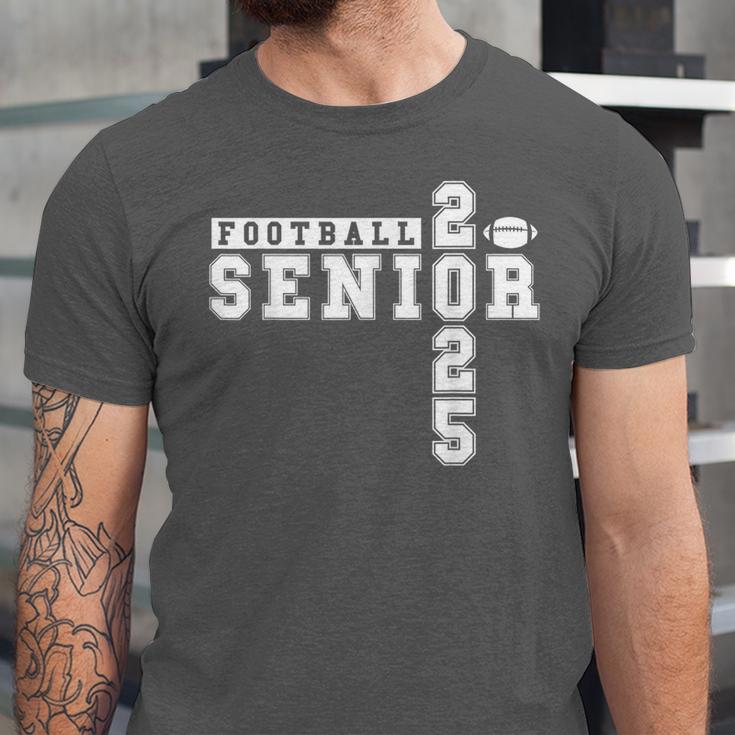Football Senior Night Football Senior 2025 Graduation 3 Unisex Jersey T-Shirt