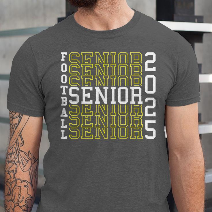 Football Senior Night Football Senior 2025 Graduation 56 Unisex Jersey T-Shirt