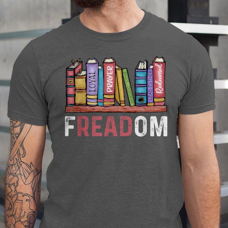 Freadom Anti Ban Books Freedom To Read Book Lover Reading Unisex Jersey T-Shirt