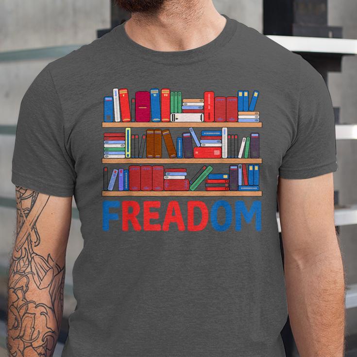 Freadom To Read Book Lover Reading Freedom Unisex Jersey T-Shirt