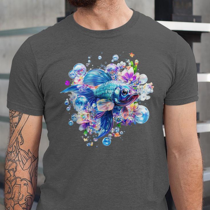 Frutiger Aero Y2K Fish Unisex Jersey T-Shirt