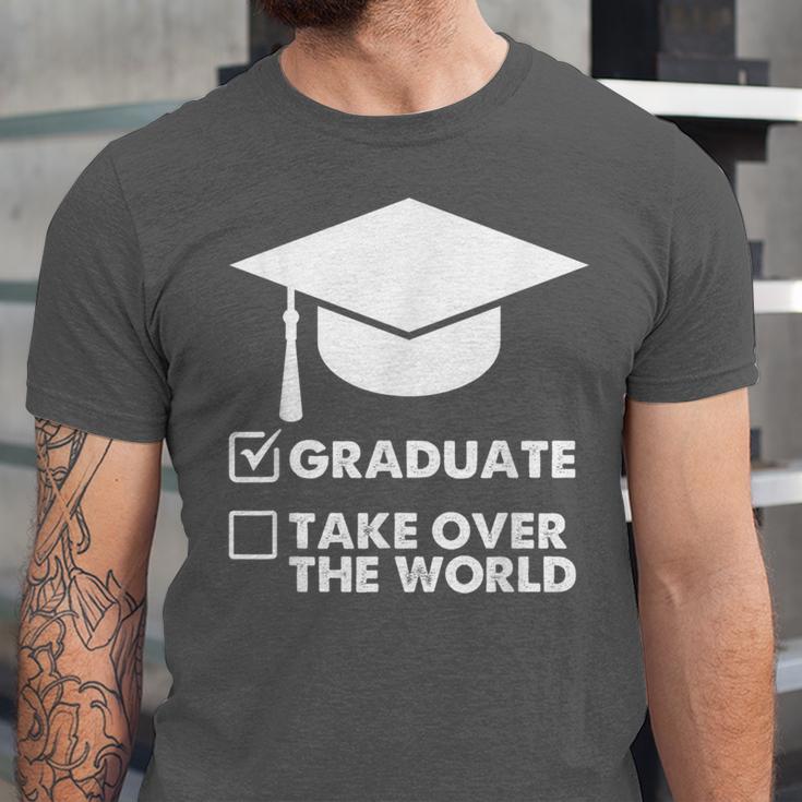 Funny Graduate Joke Mens Womens Graduation Gifts Unisex Jersey T-Shirt