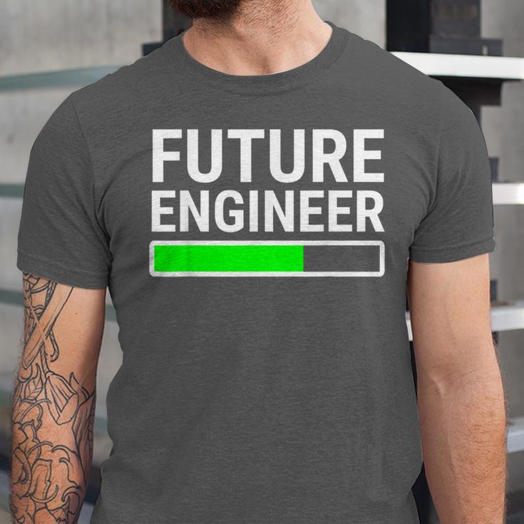 Future Engineer Loading Bar Cool Graduation Unisex Jersey T-Shirt