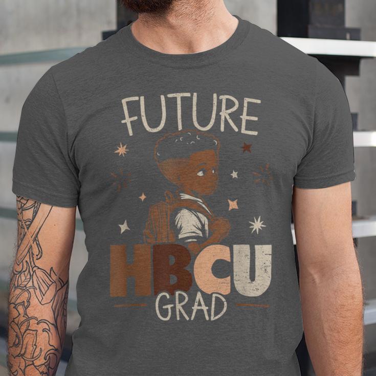 Future HBCU Grad Graduate Afro Boy College Graduation Unisex Jersey T-Shirt