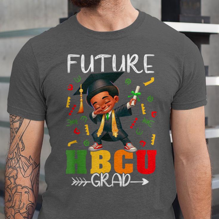 Future HBCU Grad History Boy Graduation HBCU Kids Unisex Jersey T-Shirt