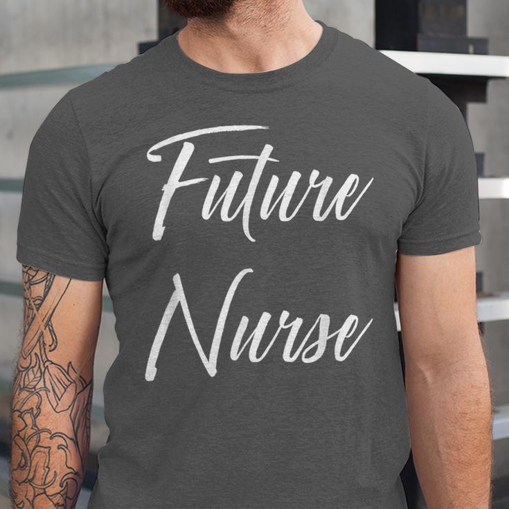 Future Nurse Shirt Cute Graduation Grad Unisex Jersey T-Shirt