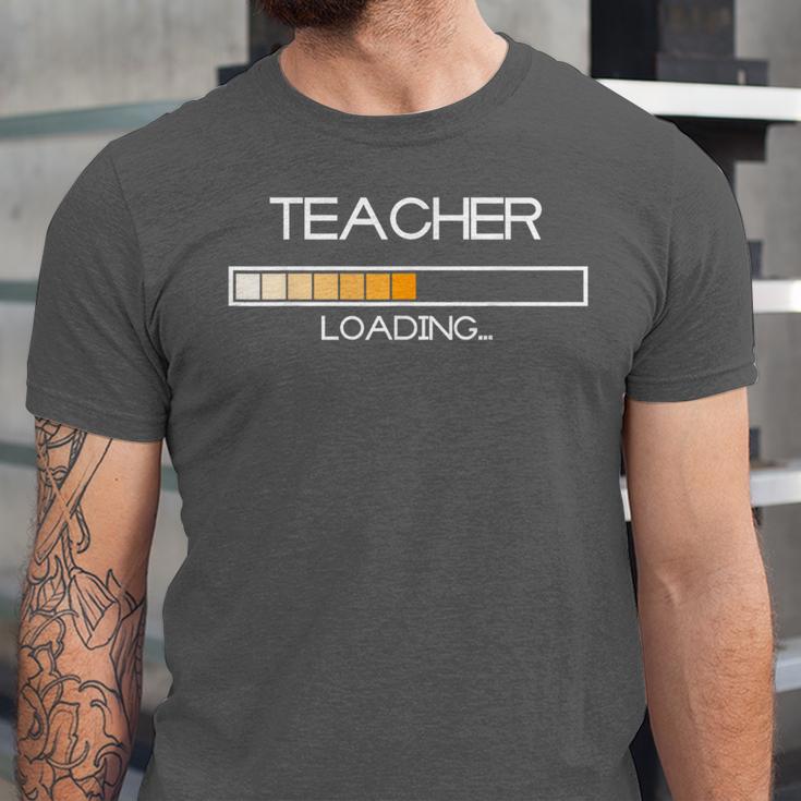Future Teacher Loading Bar Graduation Teacher Men Women Unisex Jersey T-Shirt