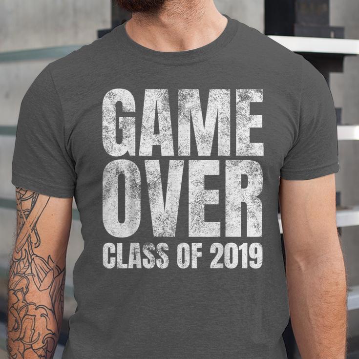 Game Over Class Of 2019 Graduation Senior T-Shirt Unisex Jersey T-Shirt