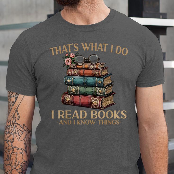 Geek That's What I Do I Read Books Bookworm Book Lover Nerd Unisex Jersey T-Shirt Geek That's What I Do I Read Books Bookworm Book Lover Nerd Unisex Jersey T-Shirt