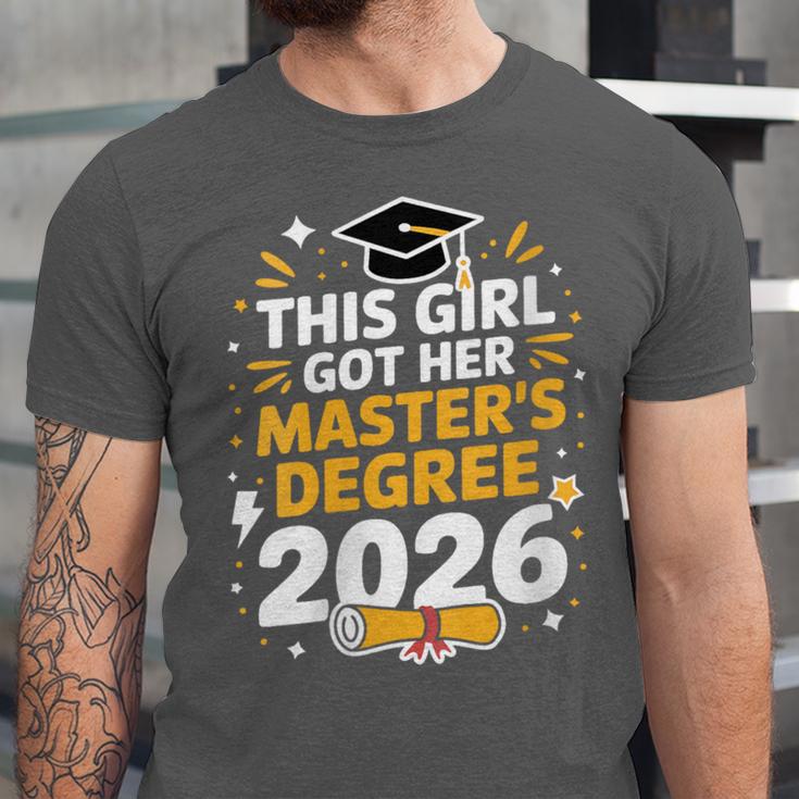 This Girl Got Her Masters Degree Graduation Mastered It 2026 Unisex Jersey T-Shirt