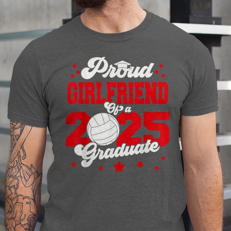 Girlfriend Of a 2025 Graduate Prom Graduation 25 VolleyBall Unisex Jersey T-Shirt