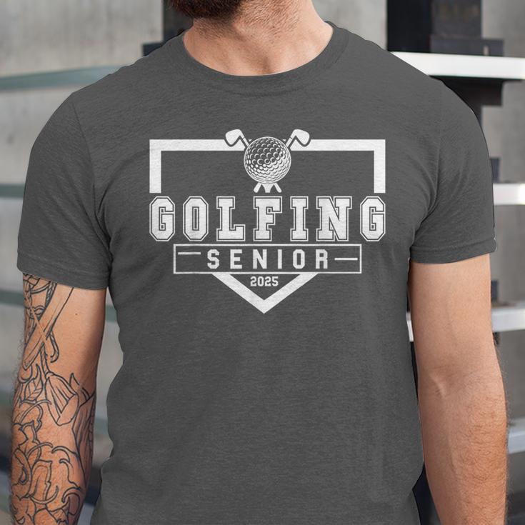 Golf Senior Night Golf Senior 2025 Graduation 6 Unisex Jersey T-Shirt