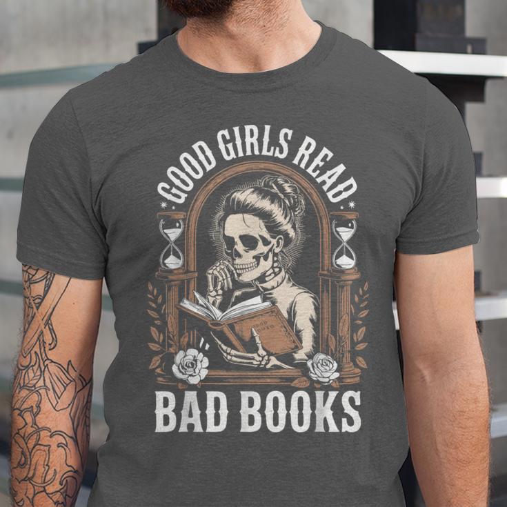 Good Girls Read Bad Books Unisex Jersey T-Shirt Good Girls Read Bad Books Unisex Jersey T-Shirt