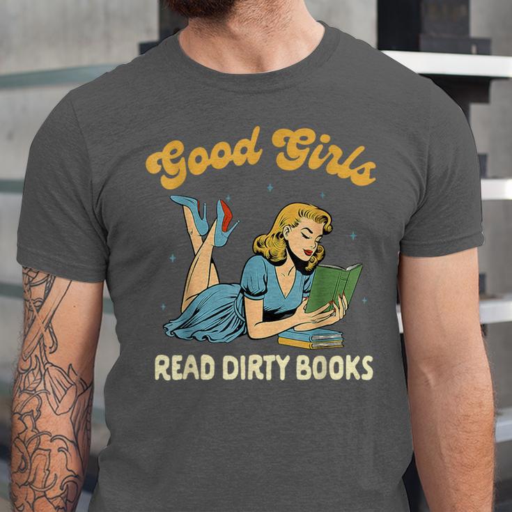 Good That Girls Read Dirty Books Smut Reader Book Romance Unisex Jersey T-Shirt Good That Girls Read Dirty Books Smut Reader Book Romance Unisex Jersey T-Shirt
