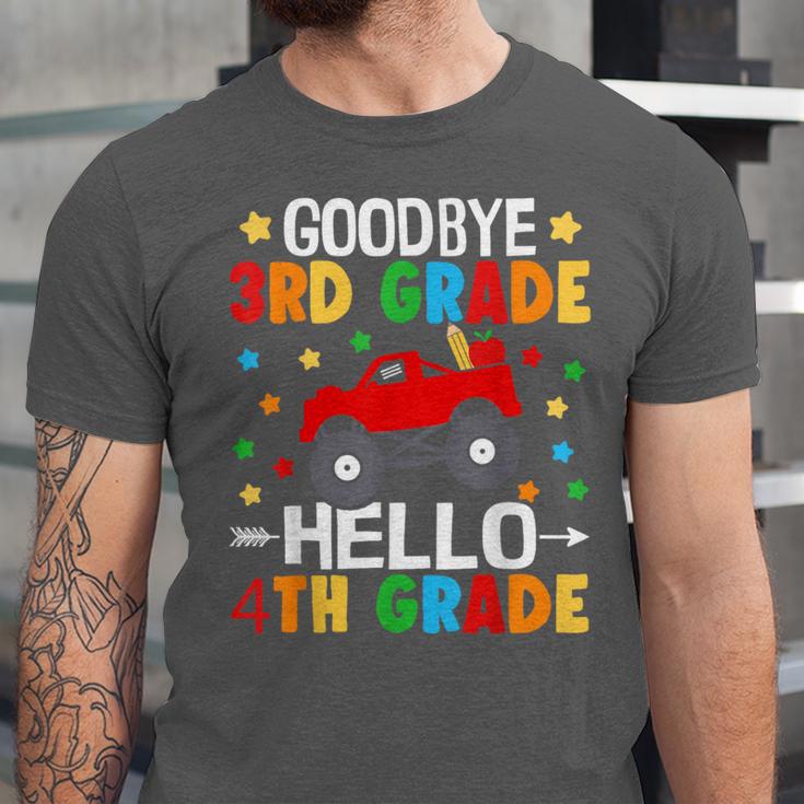 Goodbye 3rd Grade Hello 4th Grade Graduation 2024 Unisex Jersey T-Shirt