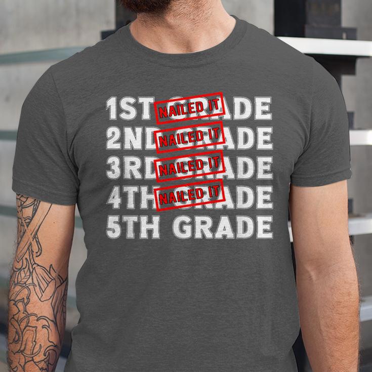 Goodbye 4th Grade Graduation Last Day School Hello 5th Grade Unisex Jersey T-Shirt