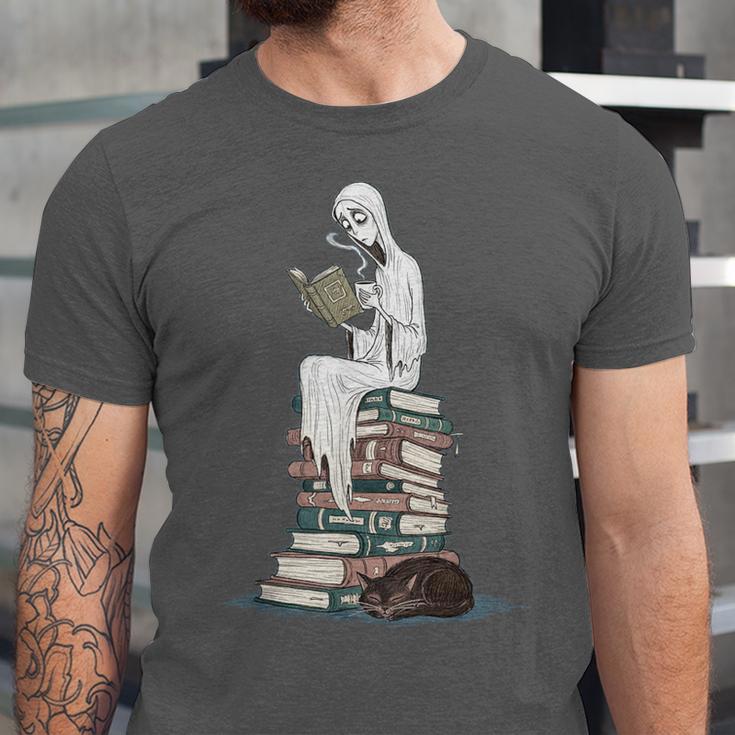 Gothic Librarian Halloween Books Tee For Teachers Unisex Jersey T-Shirt Gothic Librarian Halloween Books Tee For Teachers Unisex Jersey T-Shirt