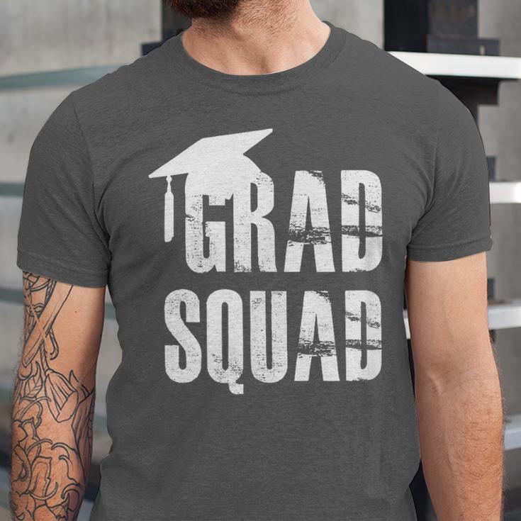 Grad Squad Graduate Graduation T-Shirt Graduation Idea Unisex Jersey T-Shirt
