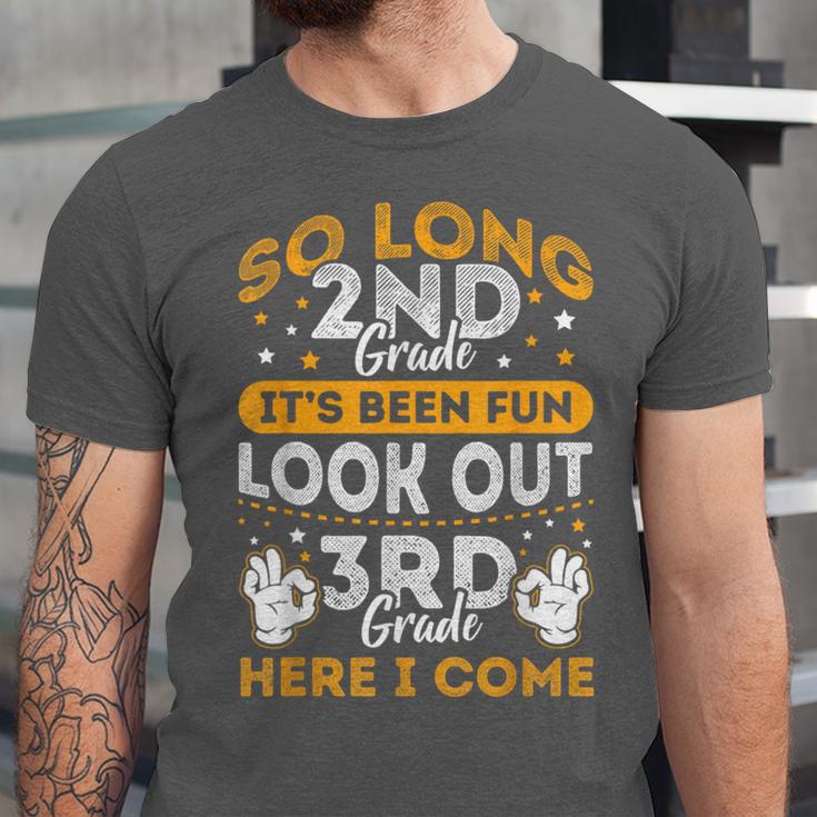 Grade So Long Second Grade It's Been Fun Graduation 2019 Unisex Jersey T-Shirt