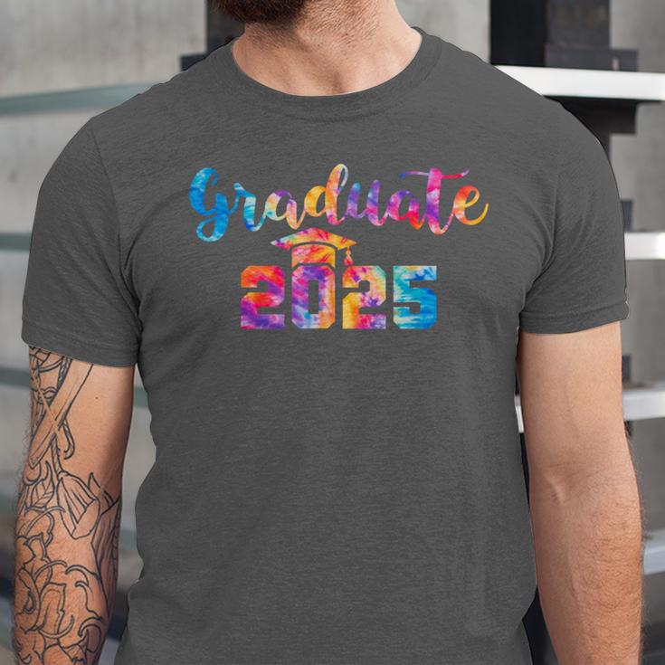 Graduate 2025 Tie Dye Graduation 2025 Class Of 2025 Senior Unisex Jersey T-Shirt