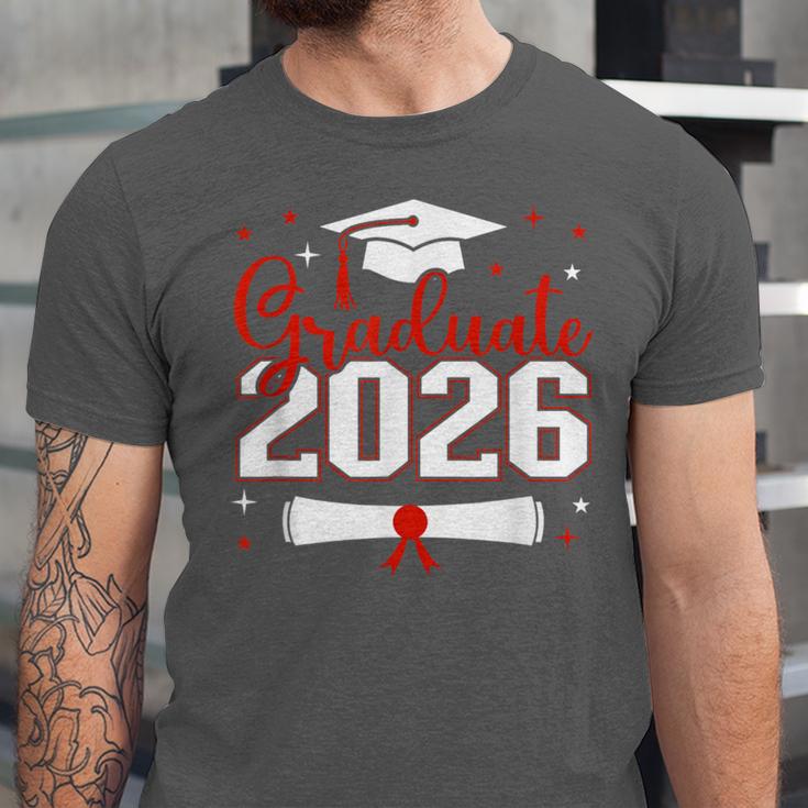 Graduate 2026 For Class Of 2026 Graduation Unisex Jersey T-Shirt