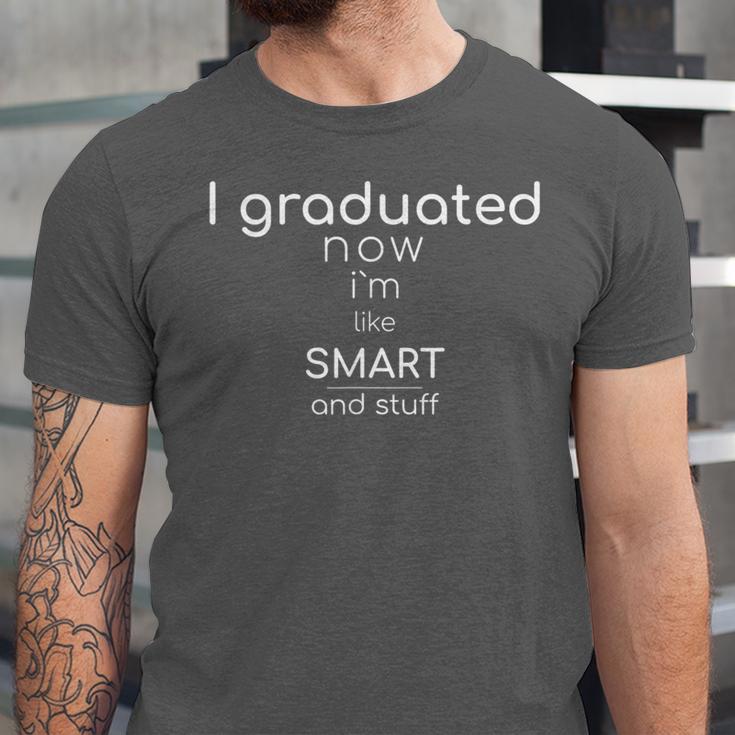 I Graduated College Graduation Senior Unisex Jersey T-Shirt