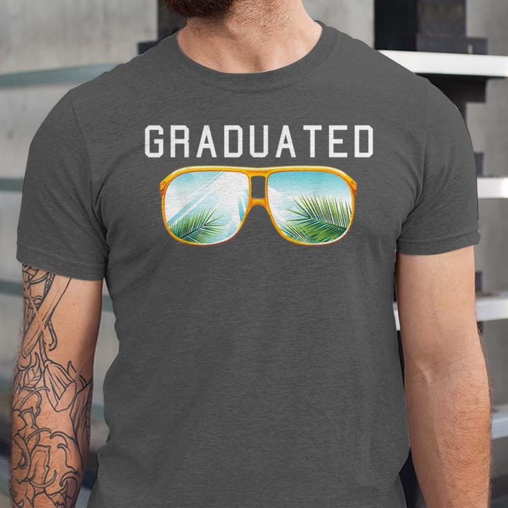 Graduated Graduation Tropical Sunglasses Unisex Jersey T-Shirt